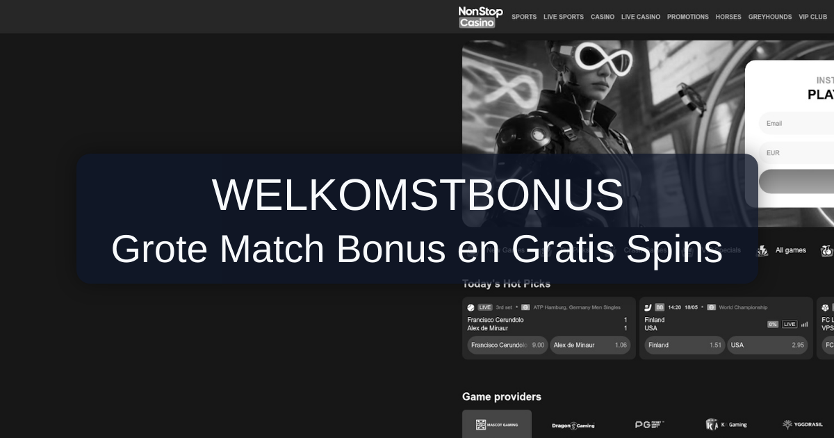 NonStop Casino Nederland - Legaal online casino